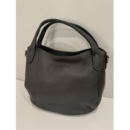 Sac porté travers en cuir marine "Arthur et Aston"