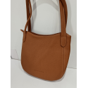 Sac porté épaule en cuir camel "Arthur et Aston"