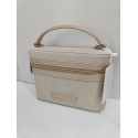 Sac en synthétique beige et toile beige "Arthur et Aston"