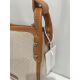 Sac en synthétique marine et toile beige "Arthur et Aston"