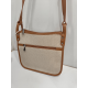 Sac en synthétique marine et toile beige "Arthur et Aston"
