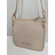 Sac en synthétique camel et toile beige "Arthur et Aston"