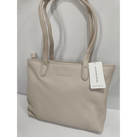 Sac en cuir camel "Arthur et Aston"