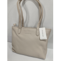 Sac en cuir beige "Arthur et Aston"