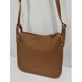 Sac en cuir taupe "Arthur et Aston"