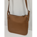 Sac en cuir caramel "Arthur et Aston"