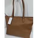Grand sac en cuir caramel "Arthur et Aston"