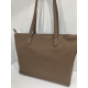 Grand sac en cuir beige "Arthur et Aston"