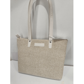 Sac en synthétique camel finition beige "Arthur et Aston"