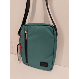 Sacoche en synthétique orange "David William"