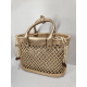 Petit panier en osier finition camel "Mia-Joy"