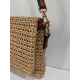 Sac en synthétique beige finition noir - Francinel-