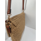 Sac en synthétique beige finition noir - Francinel-