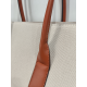 Grand sac en synthétique beige finition camel " Francinel "