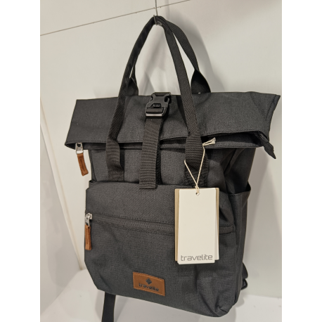 Sac a dos en toile noir "Travelite"