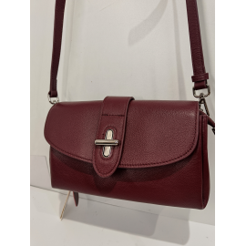 Sac porté épaule en cuir camel "Francinel "