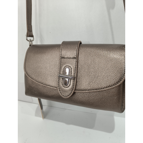 Sac  en cuir vert "Francinel "