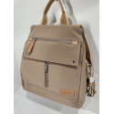 Sac à dos en synthétique taupe "Francinel"