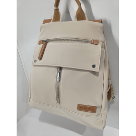 Sac à dos en synthétique taupe "Francinel"