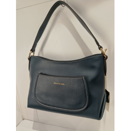 Sac en cuir bordeaux "Francinel "