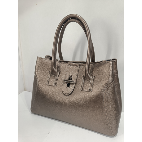 Sac en cuir bleu "Francinel "