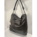 Sac en cuir noir "Francinel "