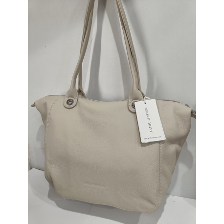 Sac en cuir camel"Arthur et Aston"