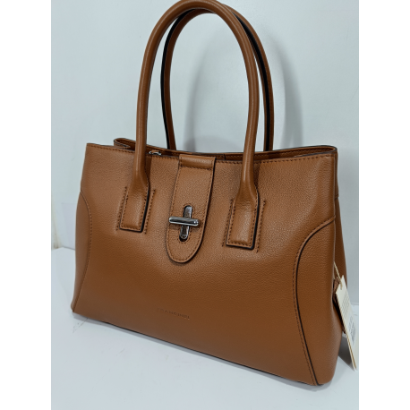 Sac en cuir camel "Francinel "