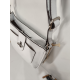Sac porté  travers en cuir blanc "Francinel "