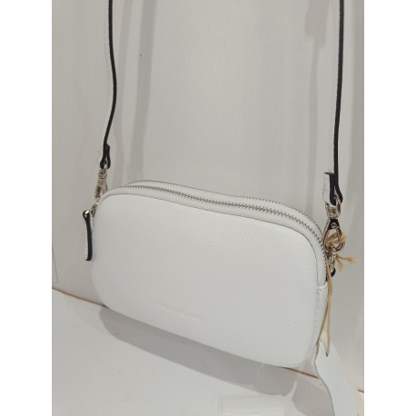 Petit sac en cuir beige "Francinel "