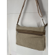 Sac en toile garni synthétique  gris - Mocca-
