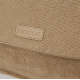 Sac en toile garni synthétique kaki - Mocca-