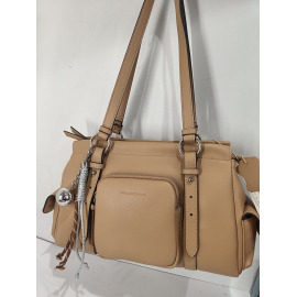 Sac en cuir noir "Francinel "