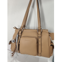 Sac en cuir camel clair "Francinel "