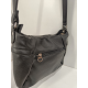 Sac banane en synthétique noir  -Mocca-