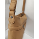 Sac  en synthétique noir  -Mocca-