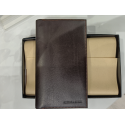 Porte chéquier en cuir marron"Artthur et Aston"