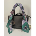 Sac en cuir noir + bandana "Francinel "