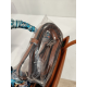 Sac en cuir noir + bandana "Francinel "