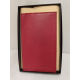 Porte chéquier en cuir rouge "Artthur et Aston"
