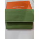 Portefeuille en cuir rose " Arthur et Aston"