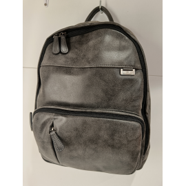 Grand sac a dos en synthétique noir -David William-