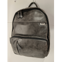 Grand sac a dos en synthétique noir -David William-