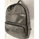 Grand sac a dos en synthétique noir -David William-