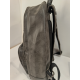 Grand sac a dos en synthétique noir -David William-