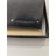 Petit portefeuille noir en cuir " Arthur et Aston"