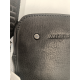 Sacoche en cuir noir plate " Arthur et Aston"