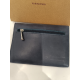 Porte papier plat en cuir  noir - Arthur et Aston-