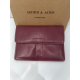 Porte papier plat en cuir bleu - Arthur et Aston-