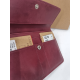 Porte papier plat en cuir bleu - Arthur et Aston-
